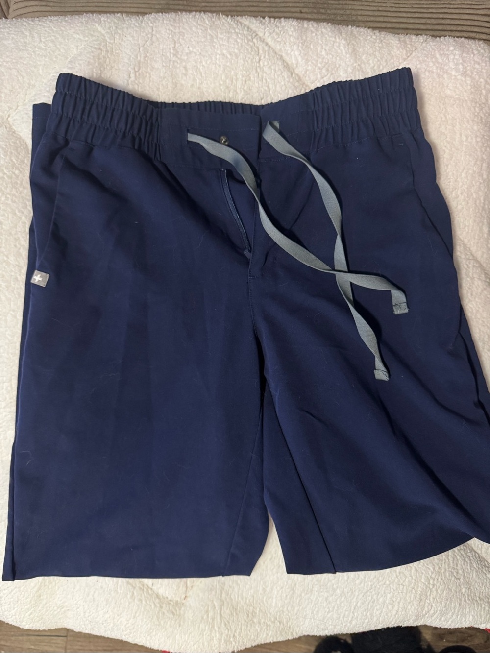 Figs scrub with zipper